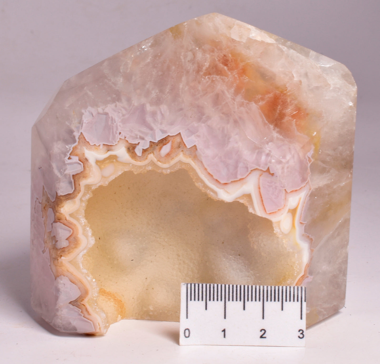 DRUZY AGATE POINT/GENERATOR from BRAZIL P725