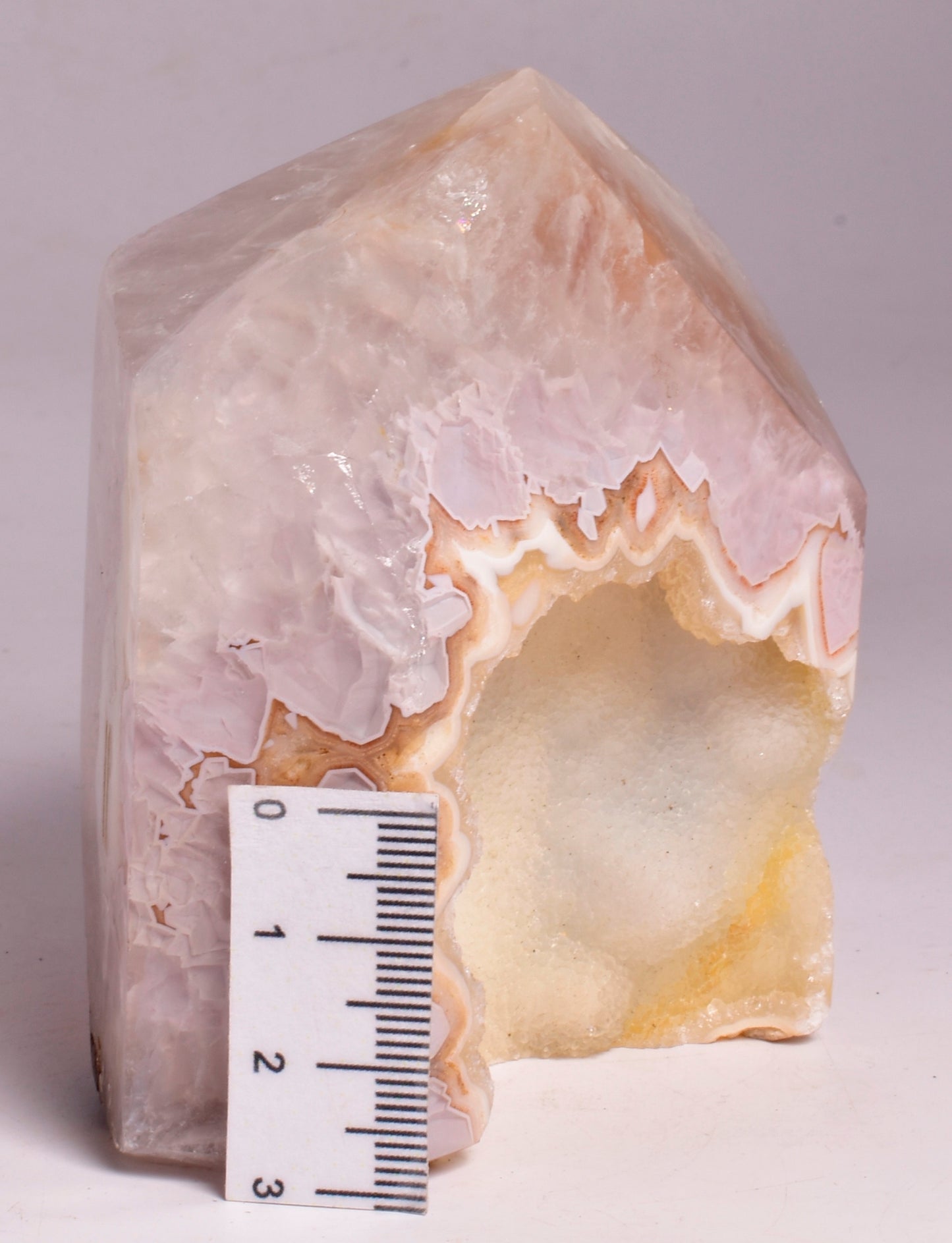 DRUZY AGATE POINT/GENERATOR from BRAZIL P725