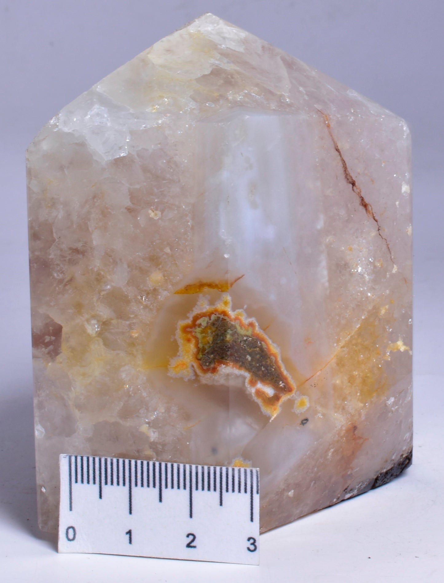 DRUZY AGATE POINT/GENERATOR from BRAZIL P725