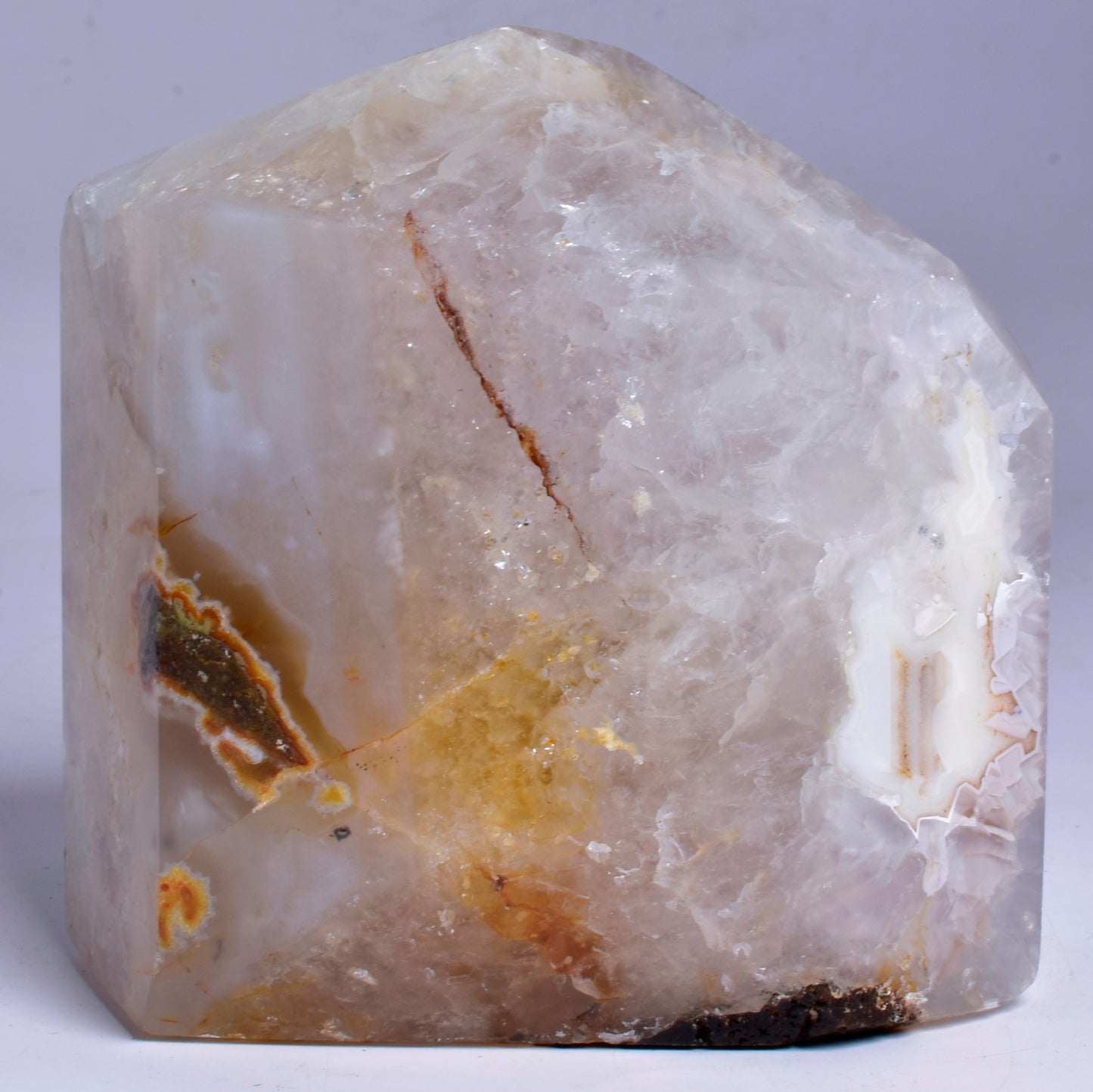 DRUZY AGATE POINT/GENERATOR from BRAZIL P725
