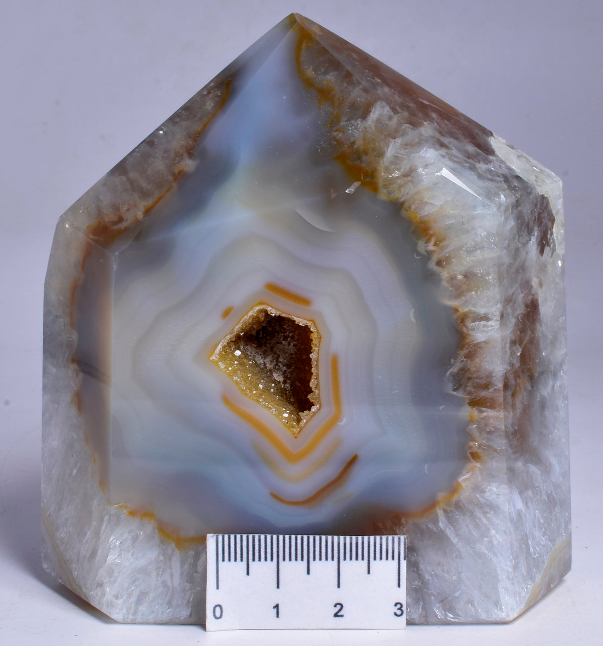 DRUZY AGATE POINT/GENERATOR from BRAZIL P508