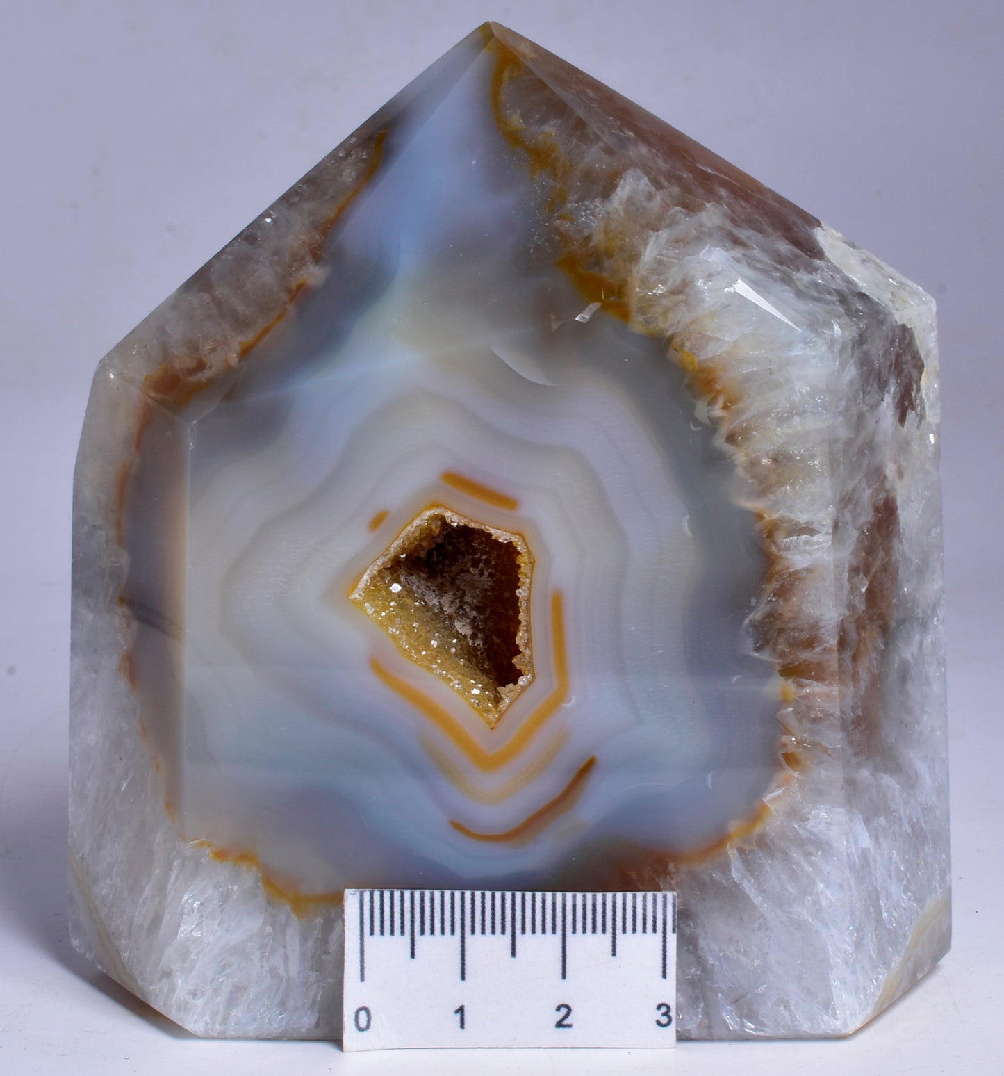 DRUZY AGATE POINT/GENERATOR from BRAZIL P508