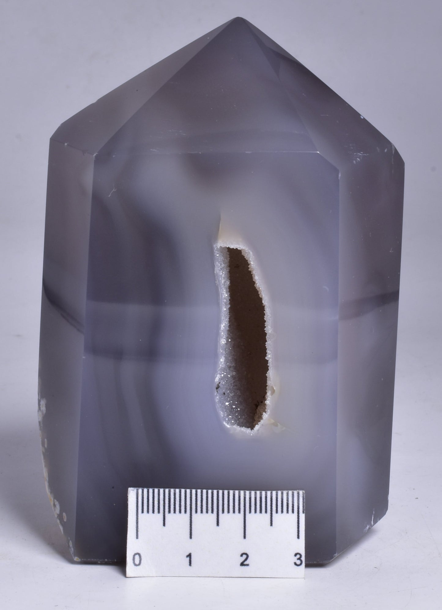 DRUZY AGATE POINT/GENERATOR from BRAZIL P726