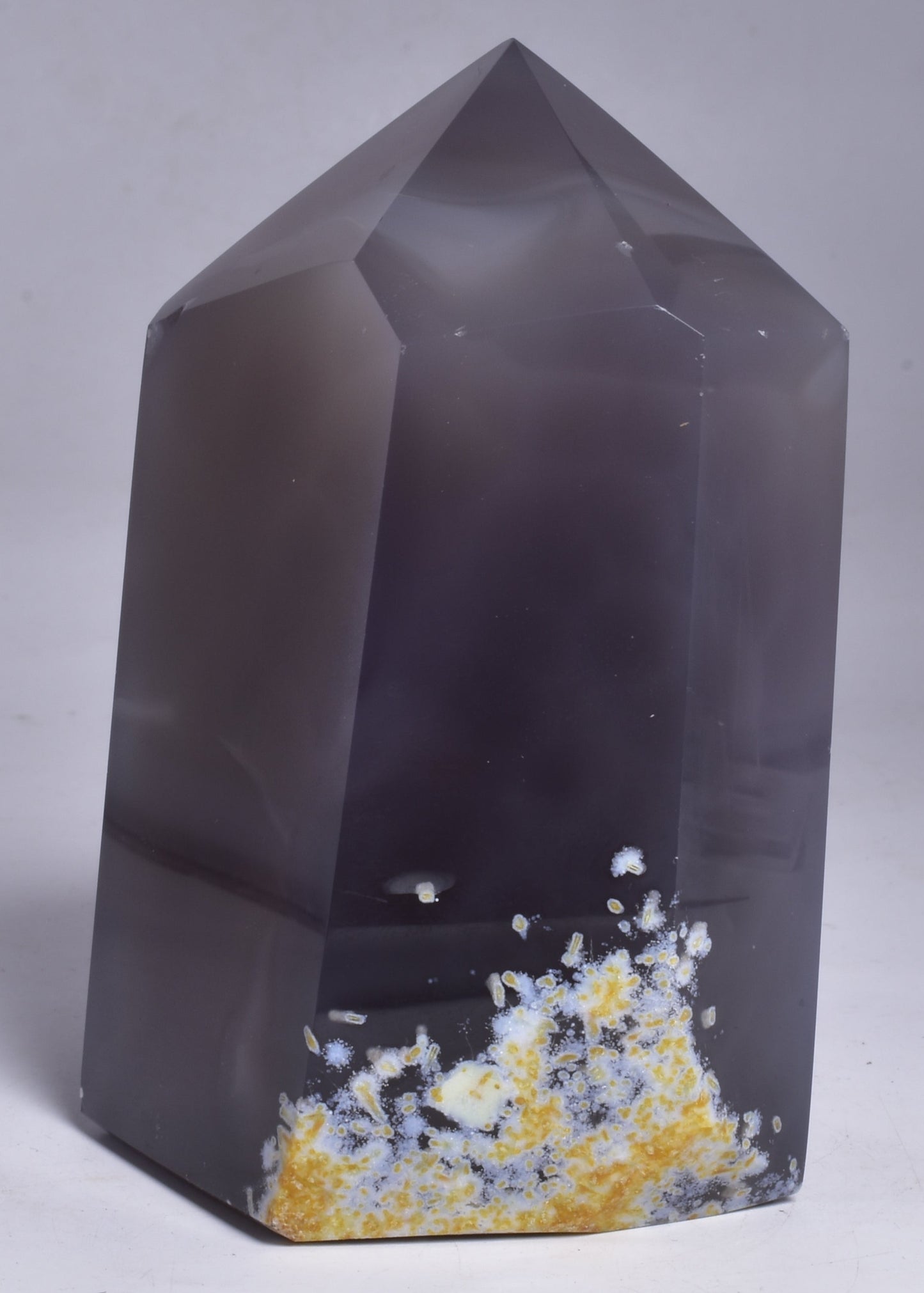 DRUZY AGATE POINT/GENERATOR from BRAZIL P726