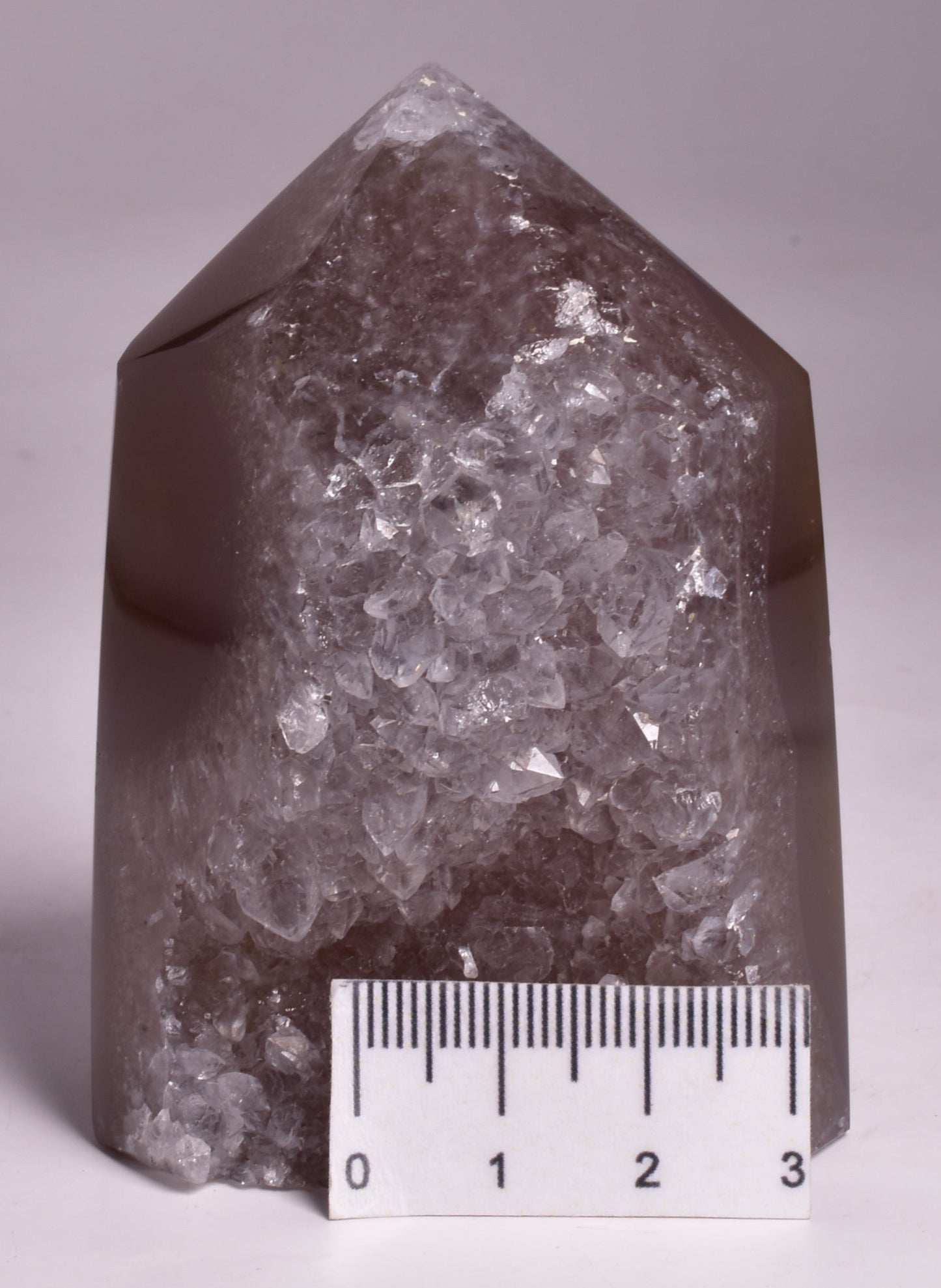 DRUZY AGATE POINT/GENERATOR from BRAZIL P728