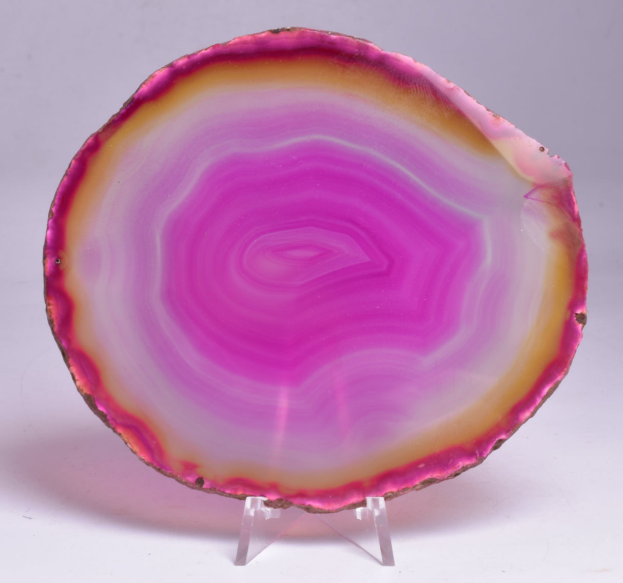 AGATE DYED SLICE FROM BRAZIL P264
