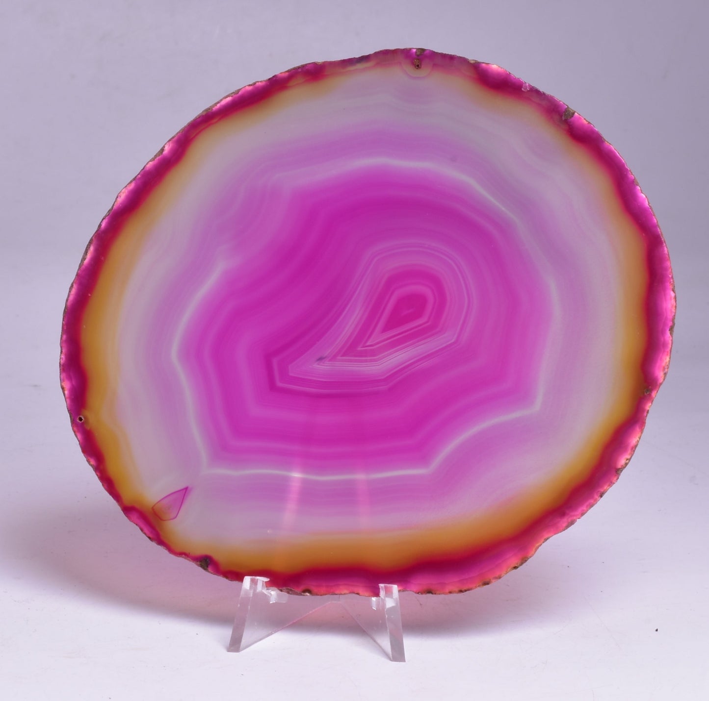 AGATE DYED SLICE FROM BRAZIL P2097