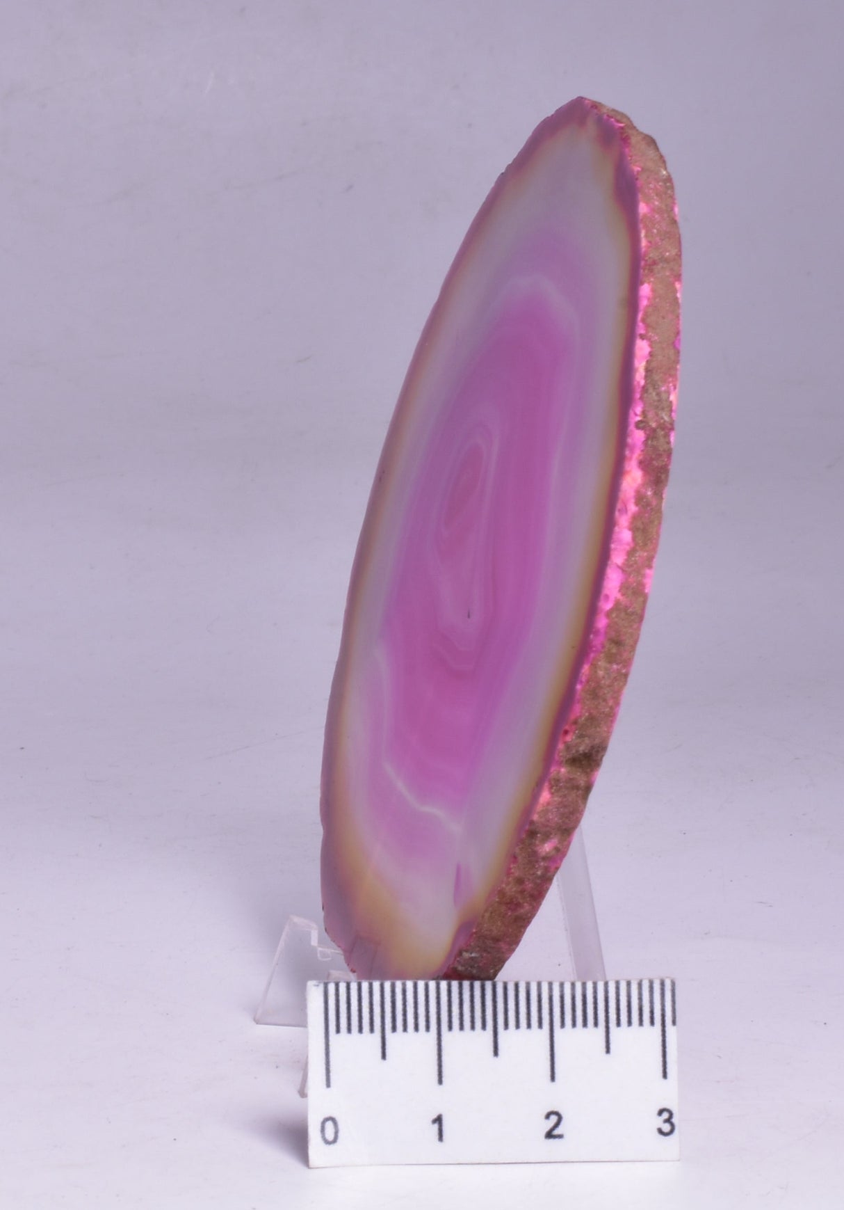 AGATE DYED SLICE FROM BRAZIL P266