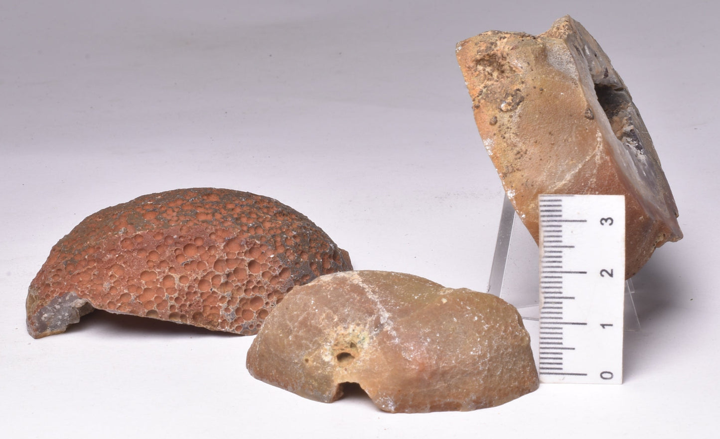 3 x AGATE CREEK, Polished AGATE Halves, AUSTRALIA P484