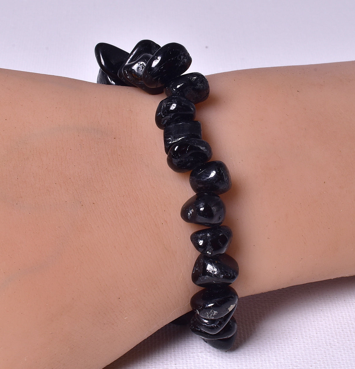 TOURMALINE CRYSTAL TUMBLE CHIP BRACELET J59