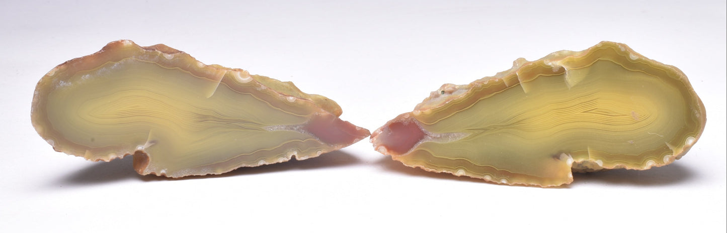 AGATE CREEK, Polished AGATE Pair, AUSTRALIA S1149