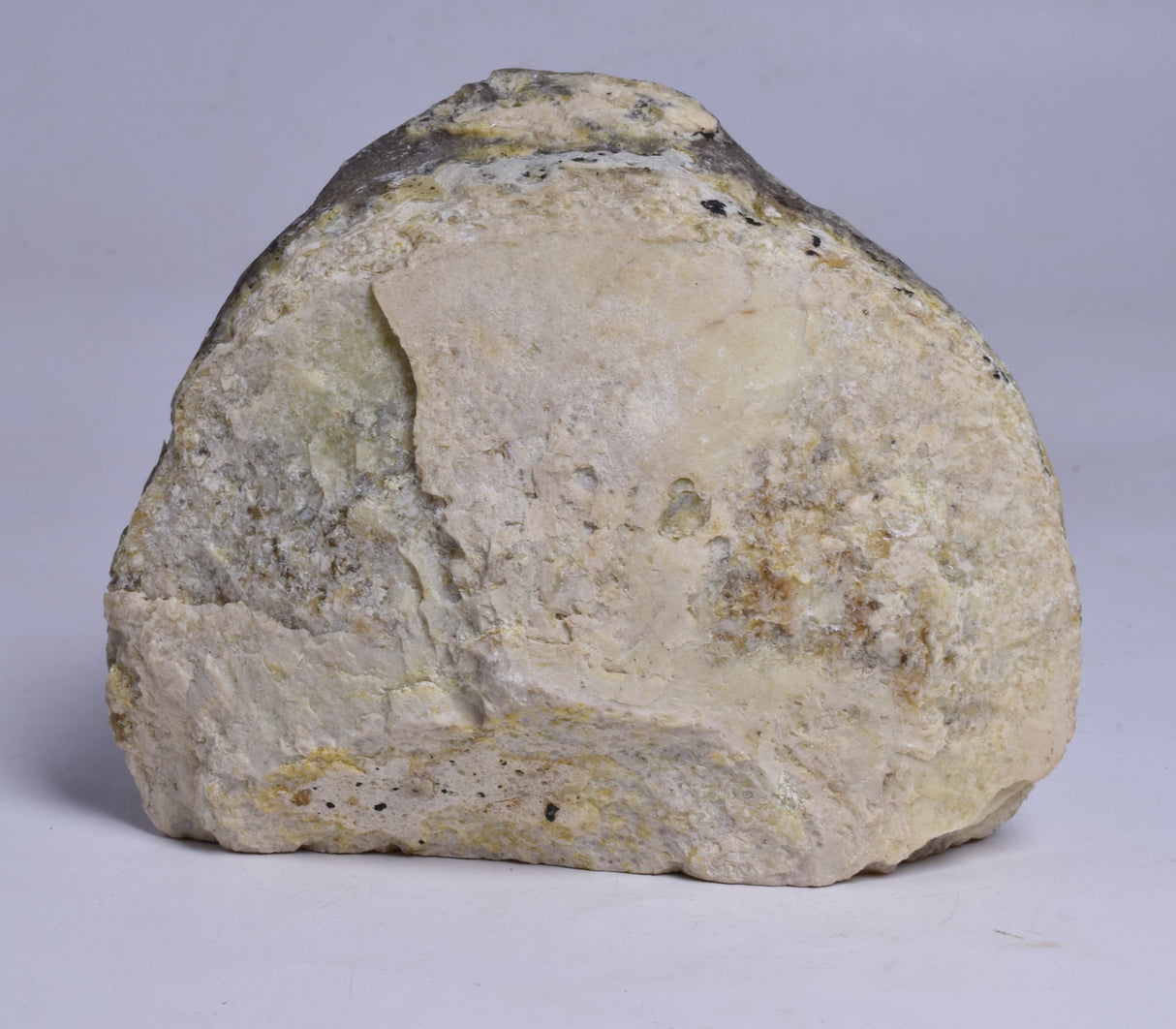 AGATE HALF with BASE CUT, POLISHED FROM BRAZIL P195