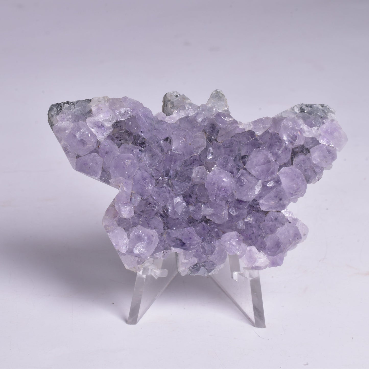 AMETHYST CRYSTAL BUTTERFLY CLUSTER, FROM BRAZIL P71