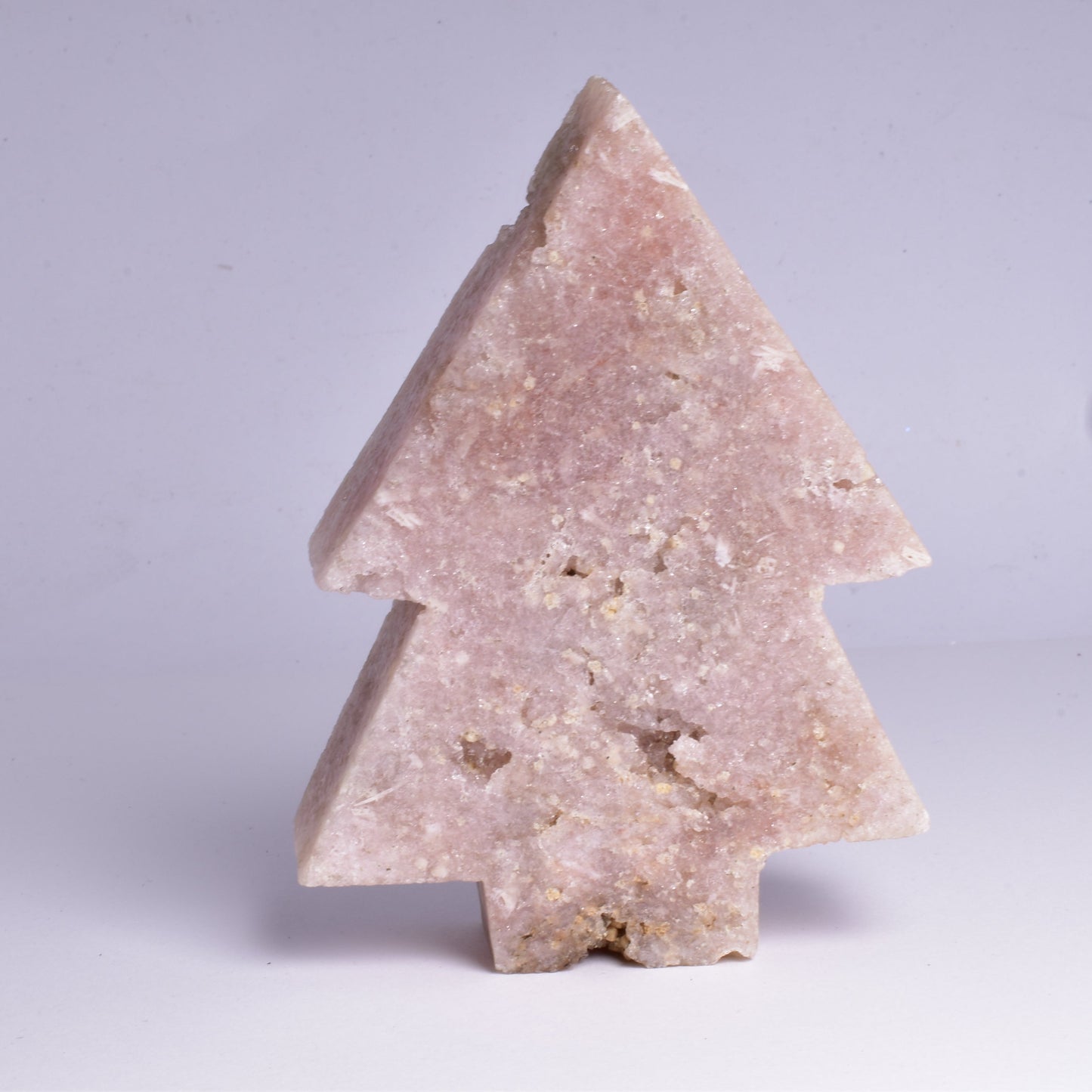 PINK AMETHYST TREE CARVING P289