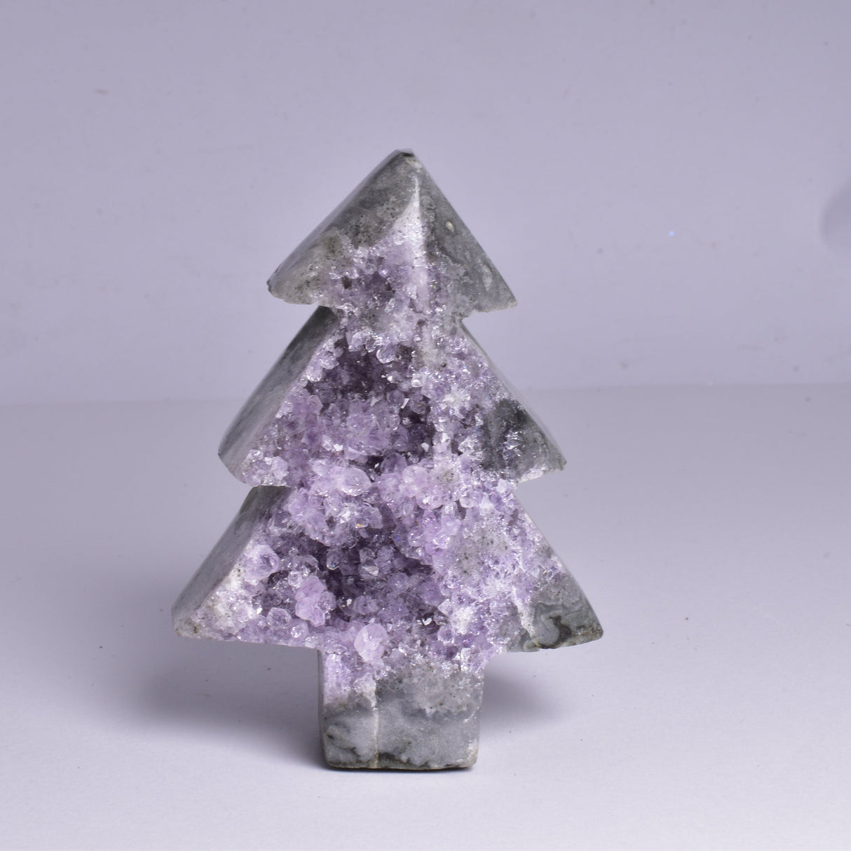 AMETHYST TREE CLUSTER CARVING, FROM BRAZIL P675