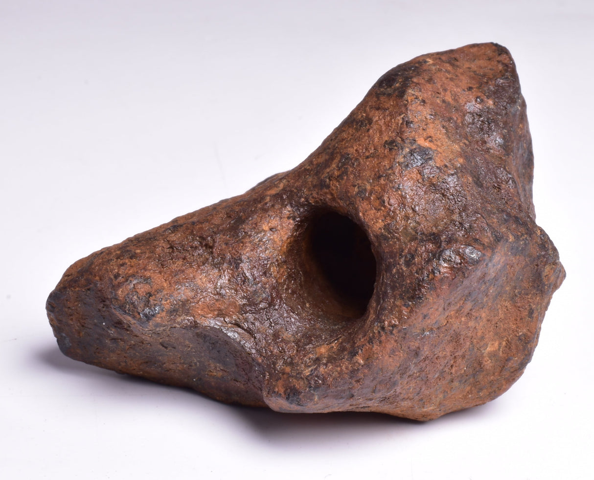 MUNDRABILLA IRON METEORITE with HOLES, VERY RARE, STONY IRON, AUSTRALIA MT73