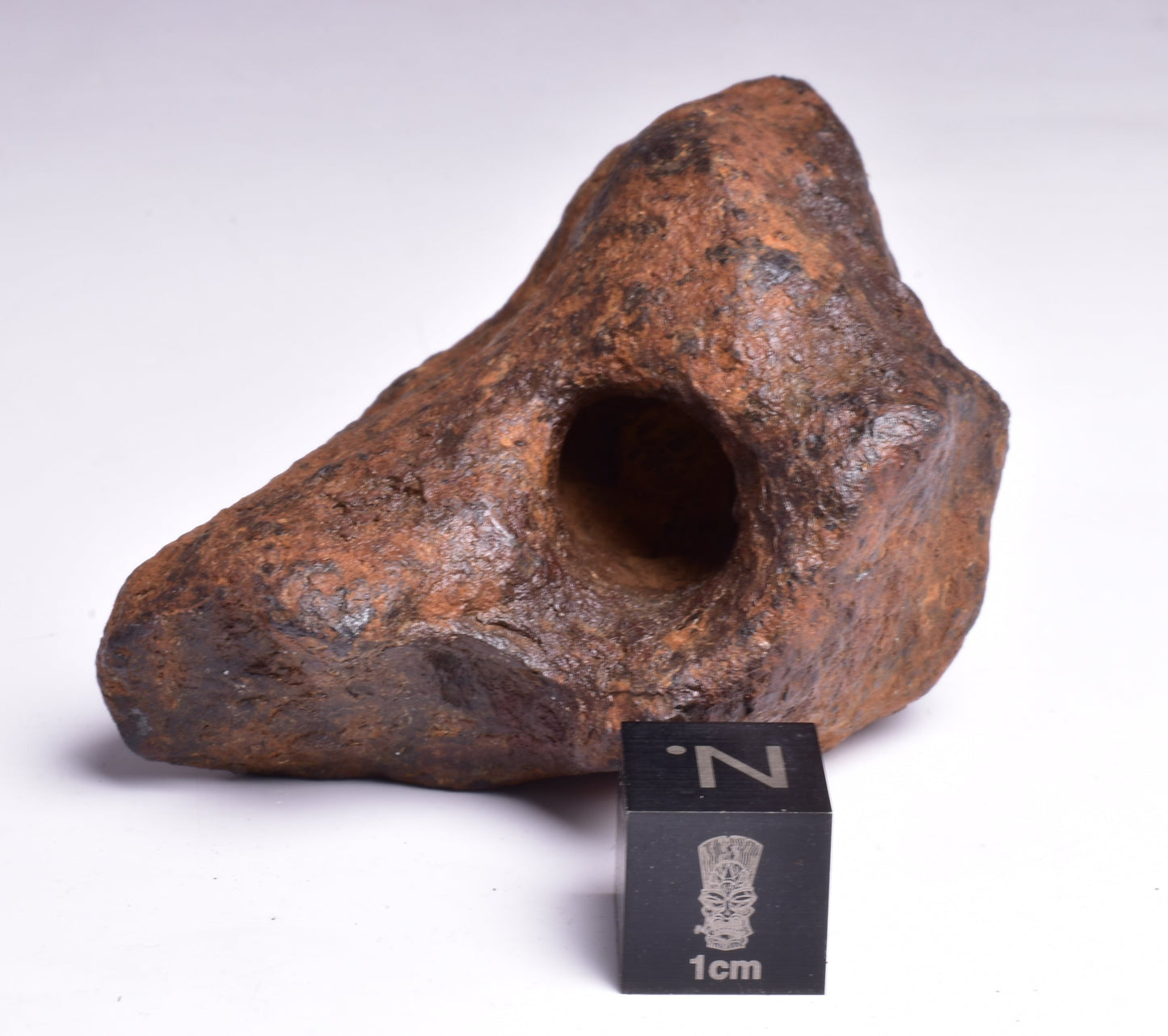 MUNDRABILLA IRON METEORITE with HOLES, VERY RARE, STONY IRON, AUSTRALIA MT73