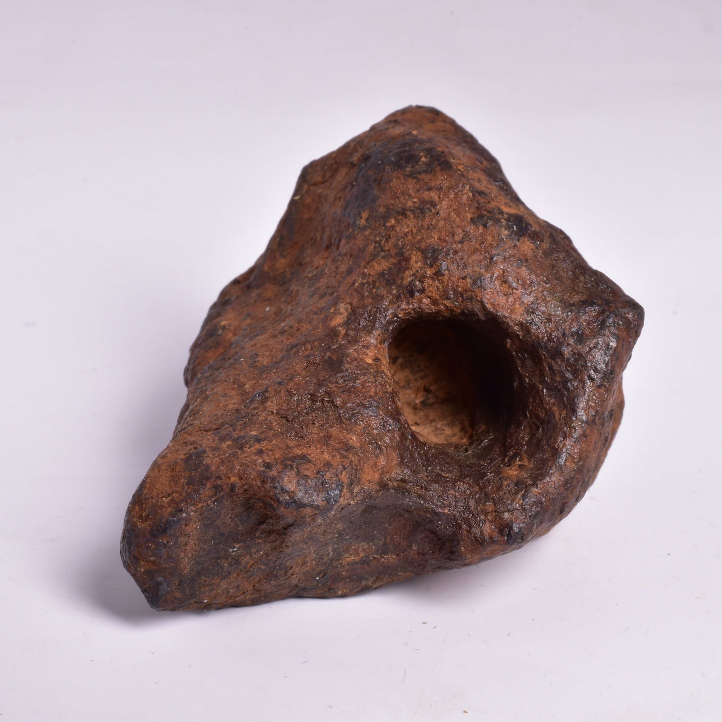 MUNDRABILLA IRON METEORITE with HOLES, VERY RARE, STONY IRON, AUSTRALIA MT73