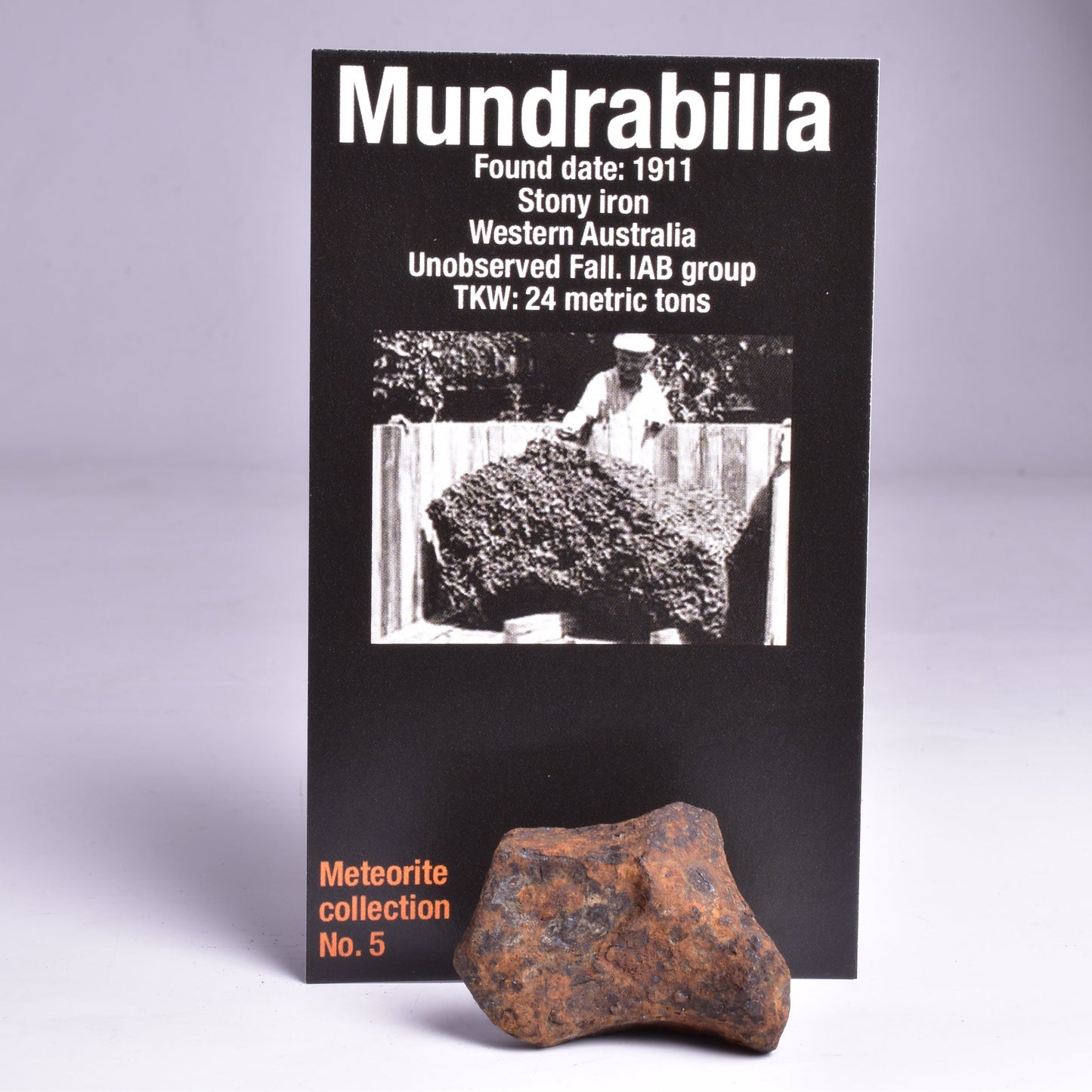 MUNDRABILLA IRON METEORITE, Western Australia MT44