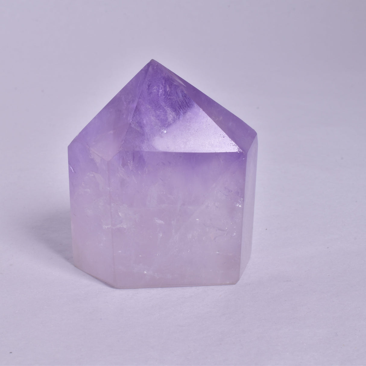 AMETHYST CRYSTAL POINT 6 SIDED P46
