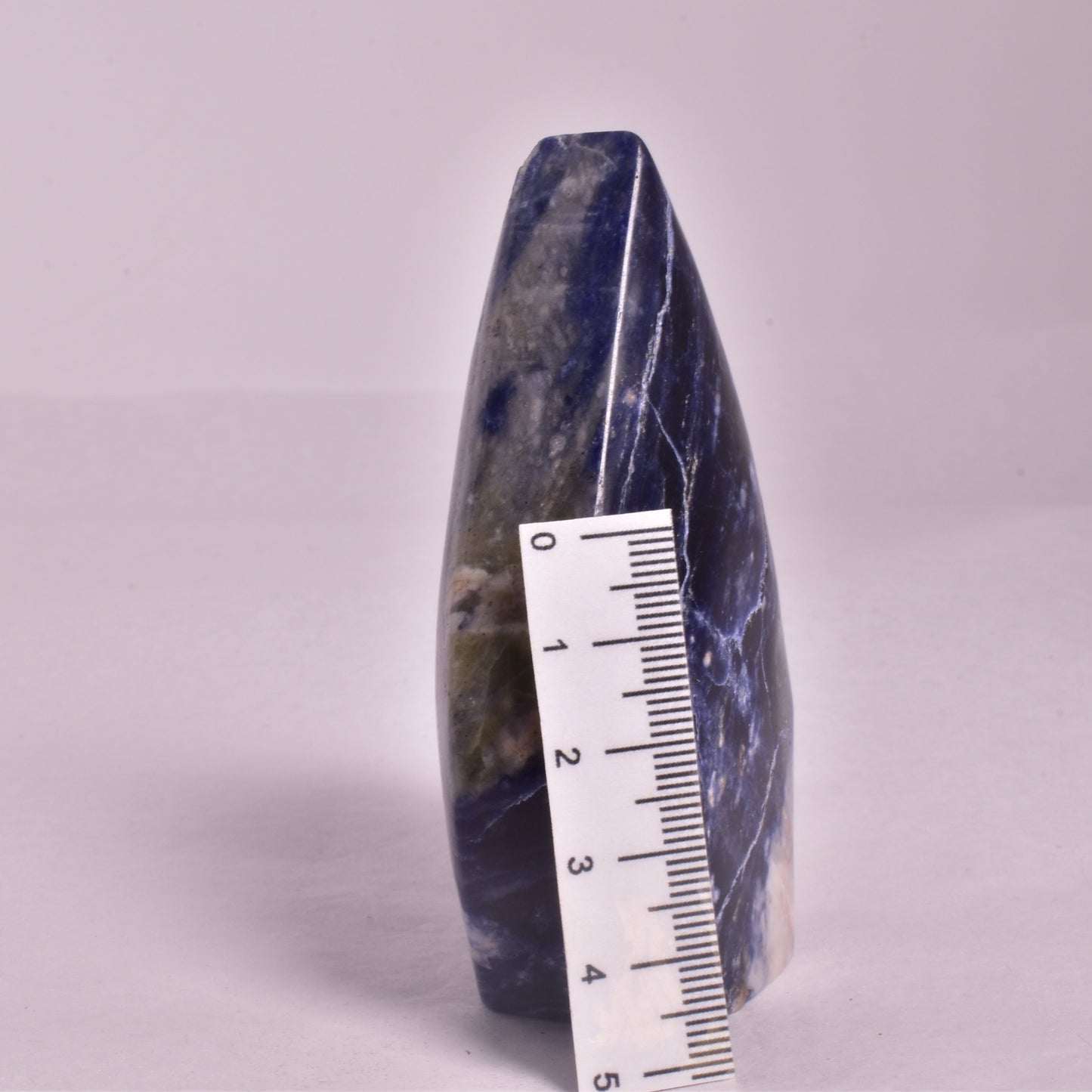 SODALITE CRYSTAL POLISHED FLAME P140