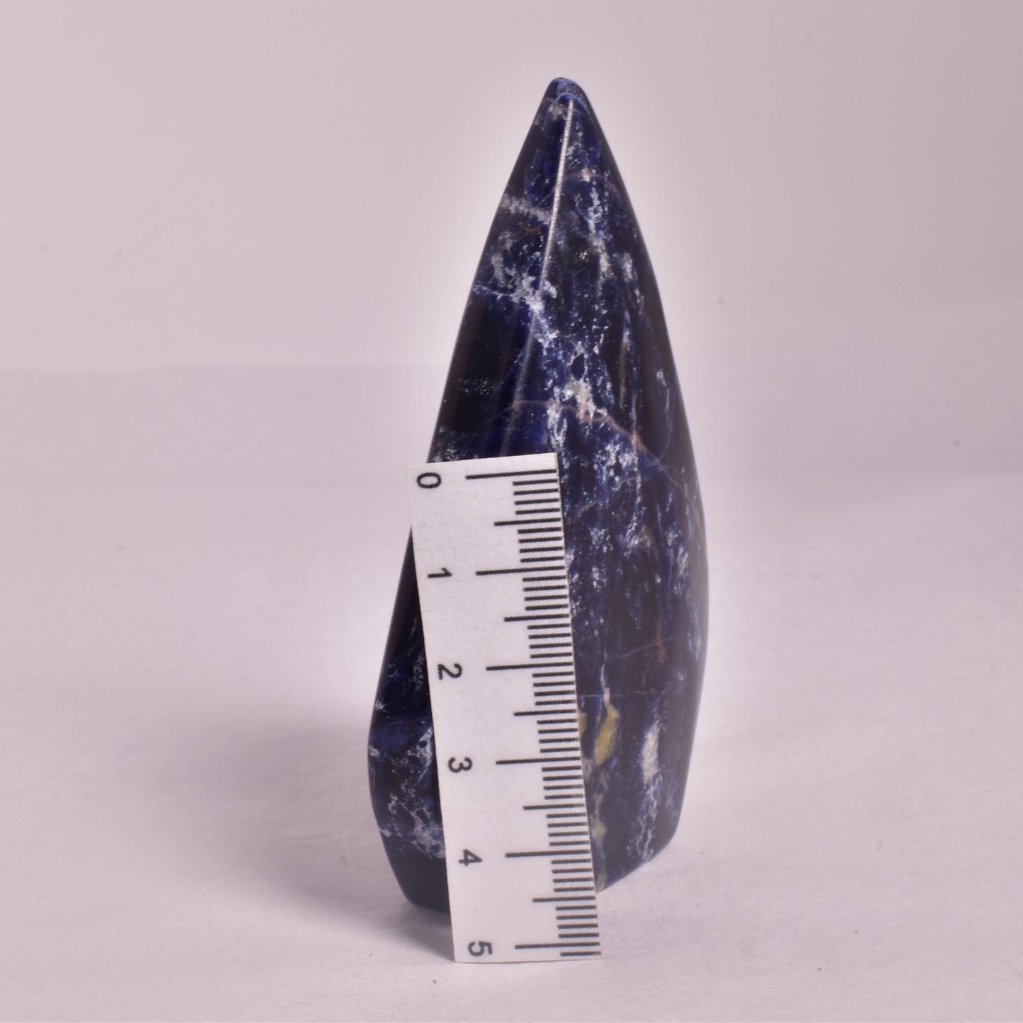 SODALITE CRYSTAL POLISHED FLAME P141