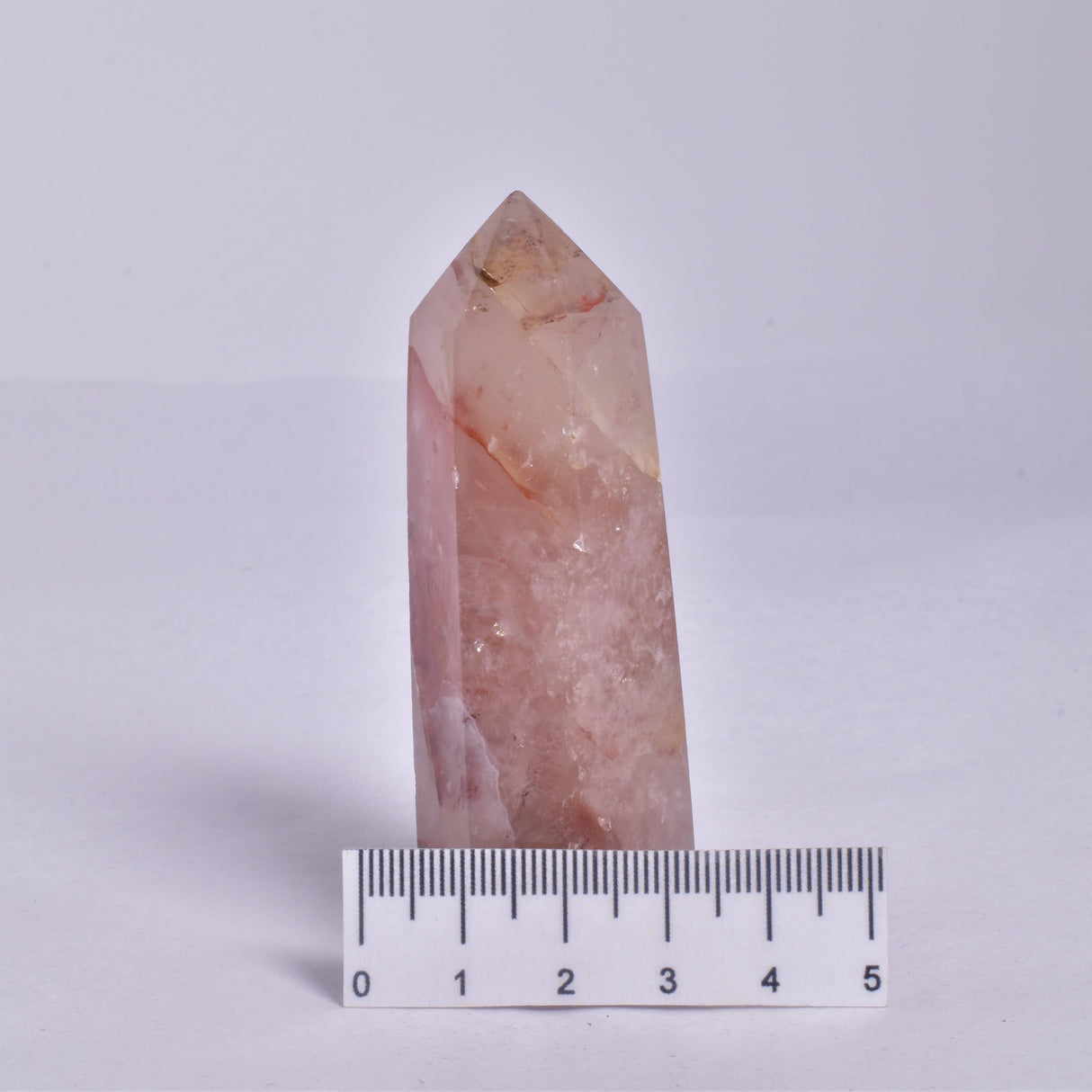 FIRE QUARTZ CRYSTAL 6 SIDED POINT GENERATOR P154