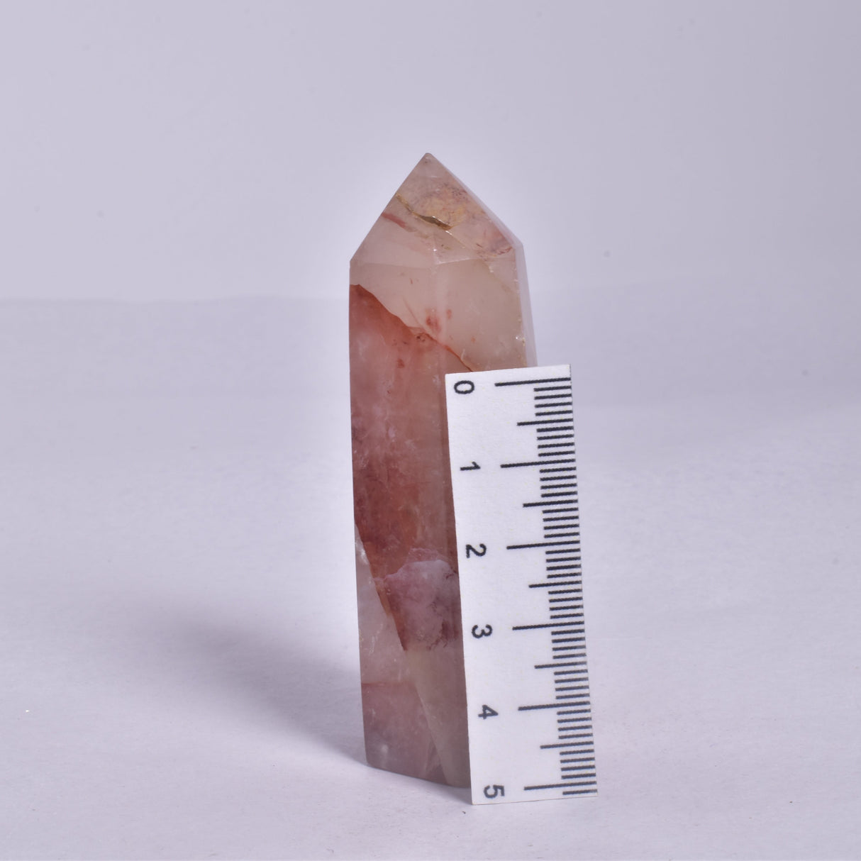 FIRE QUARTZ CRYSTAL 6 SIDED POINT GENERATOR P154