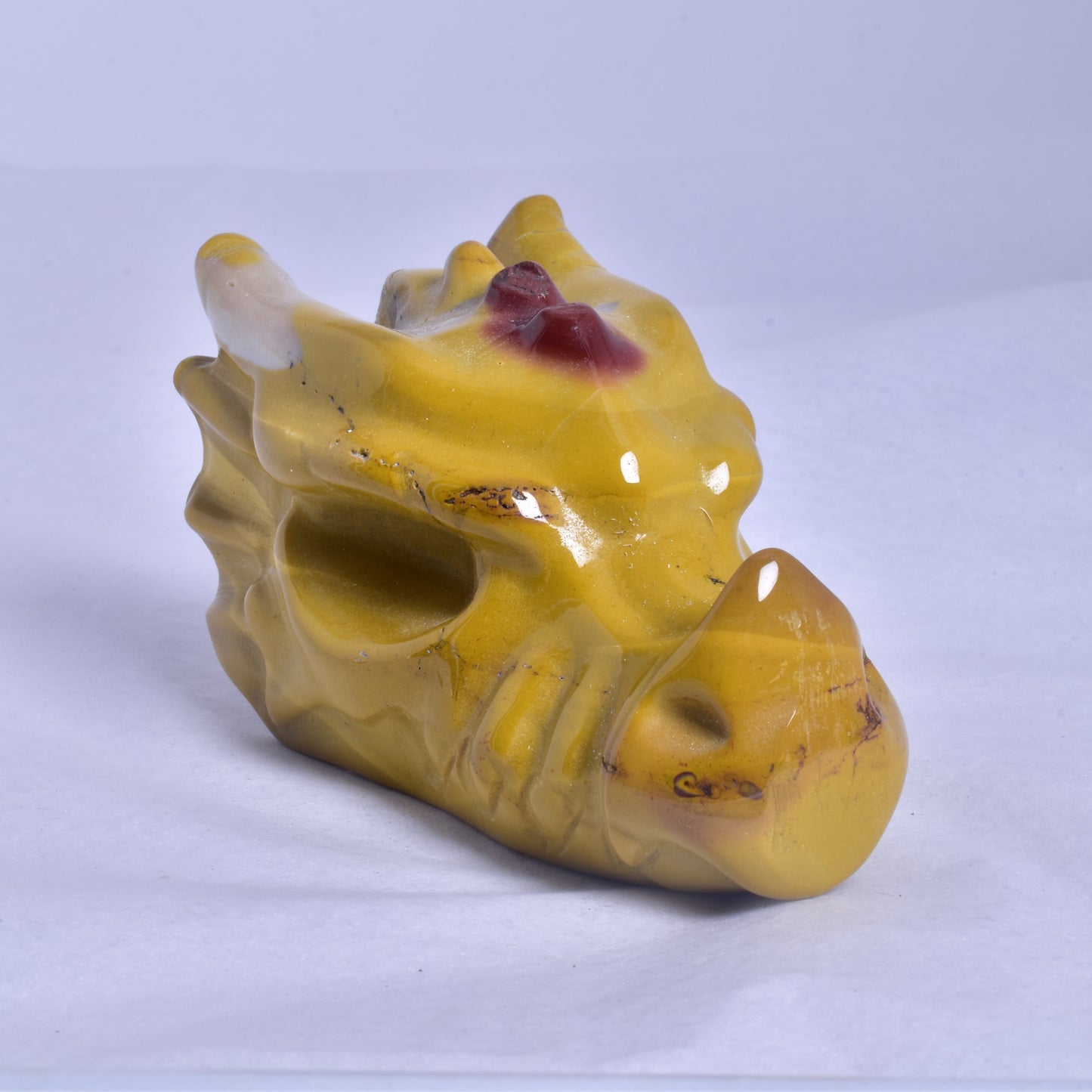 MOOKAITE DRAGON HEAD CARVING P333