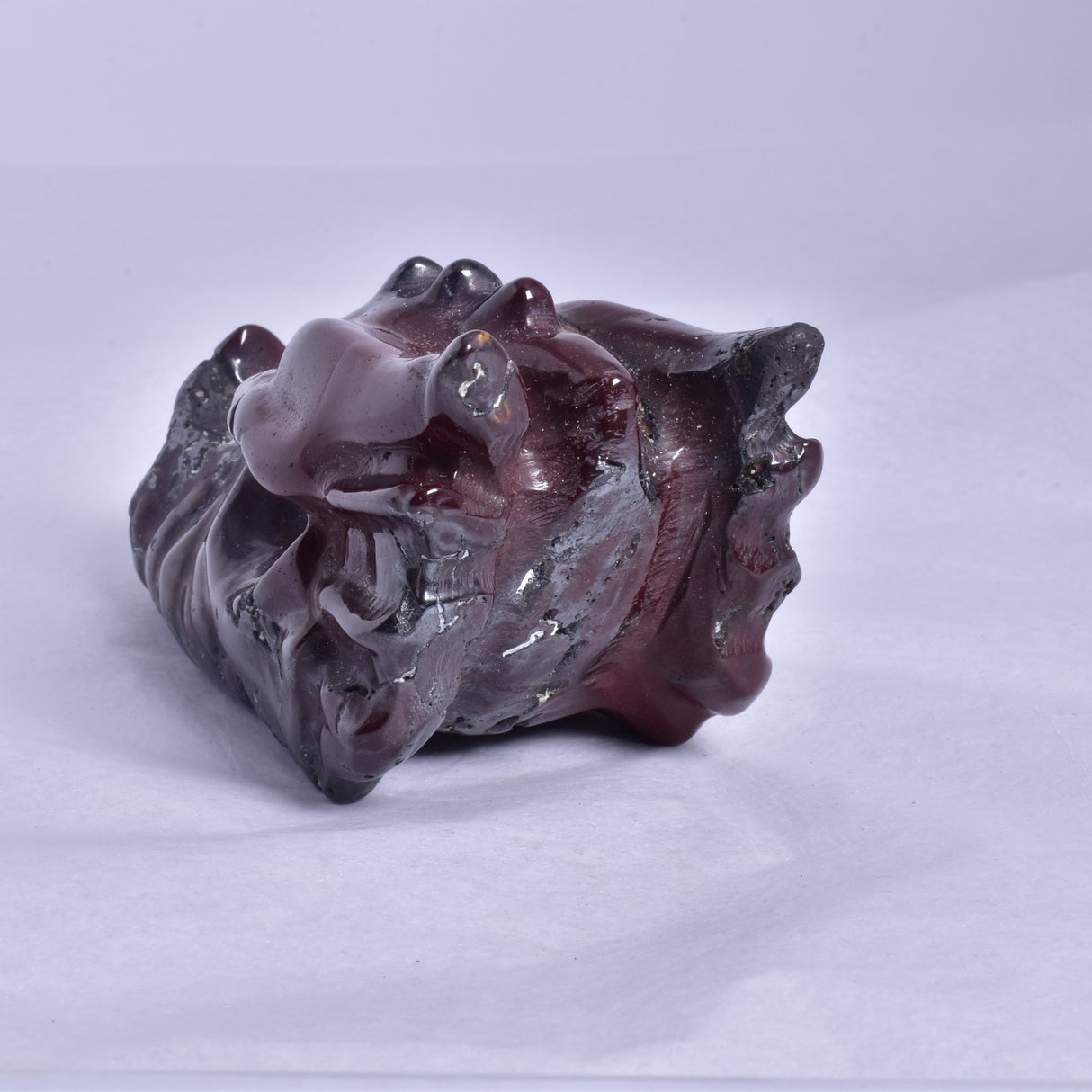 MOOKAITE DRAGON HEAD CARVING P334