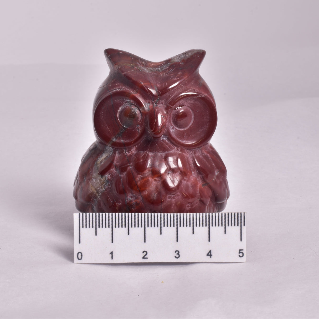 JASPER OWL CARVING P358