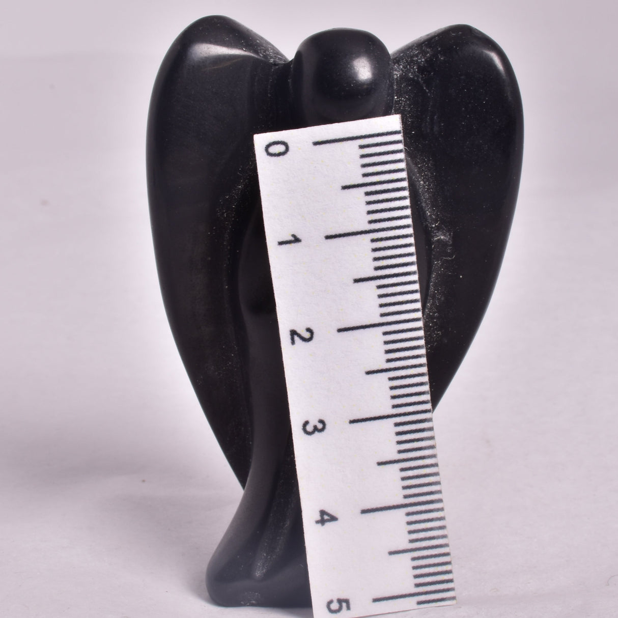 BLACK OBDIDIAN ANGEL CARVING P102