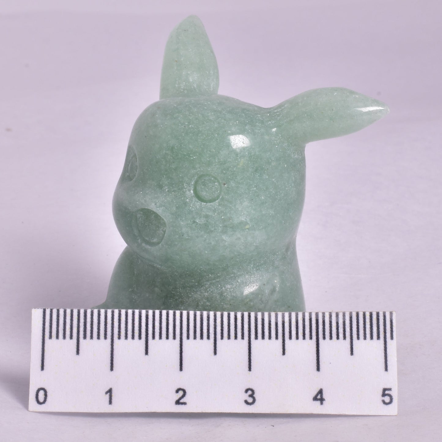 GREEN AVENTURINE POKEMON PIKACHU CARVING P576