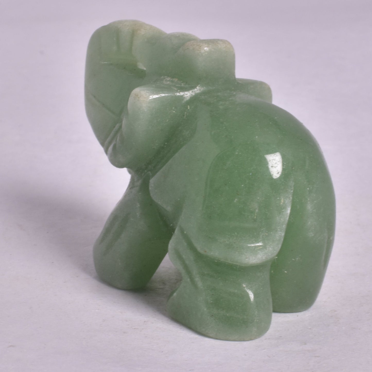 GREEN AVENTURINE ELEPHANT CARVING P813