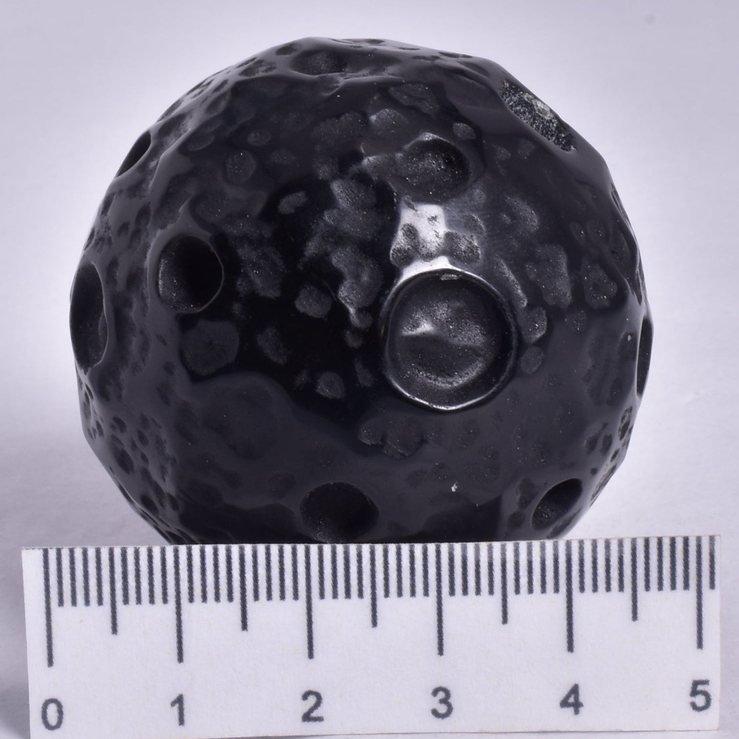 BLACK OBSIDIAN MOON SPHERE P826