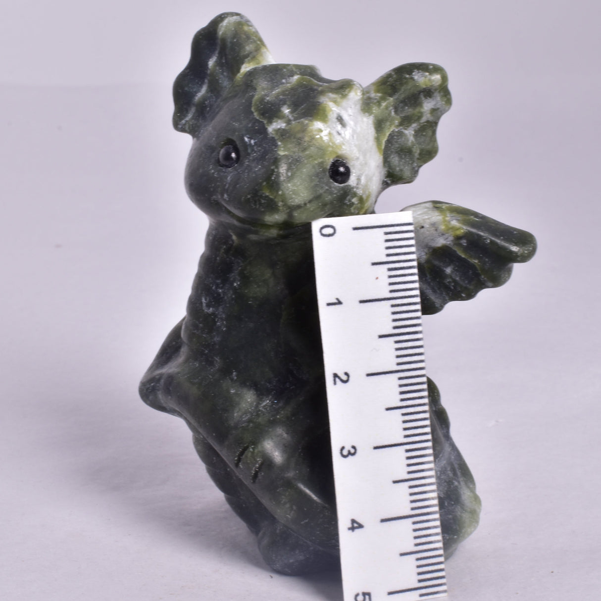 JADEITE BABY DRAGON CARVING P978
