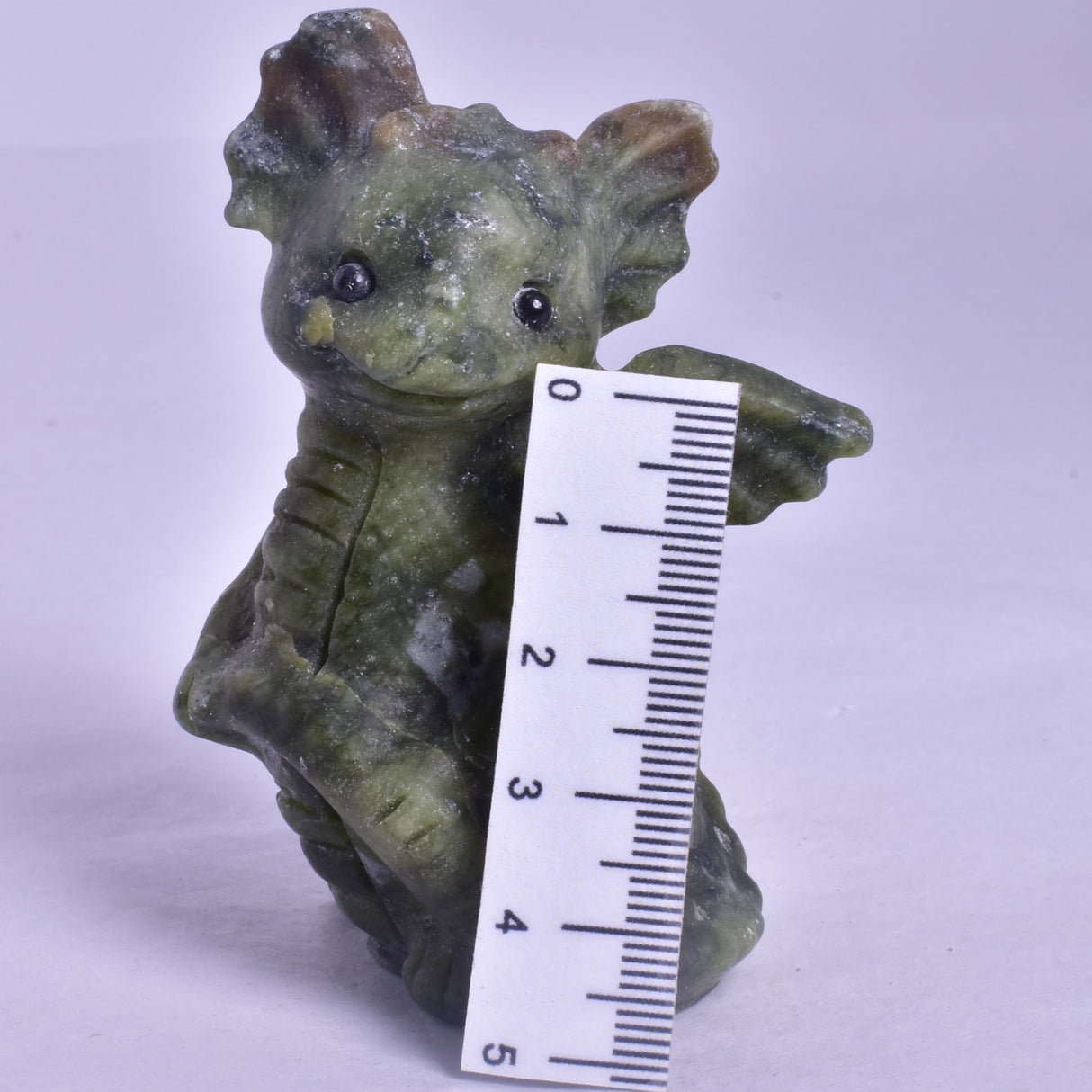JADEITE BABY DRAGON CARVING P621