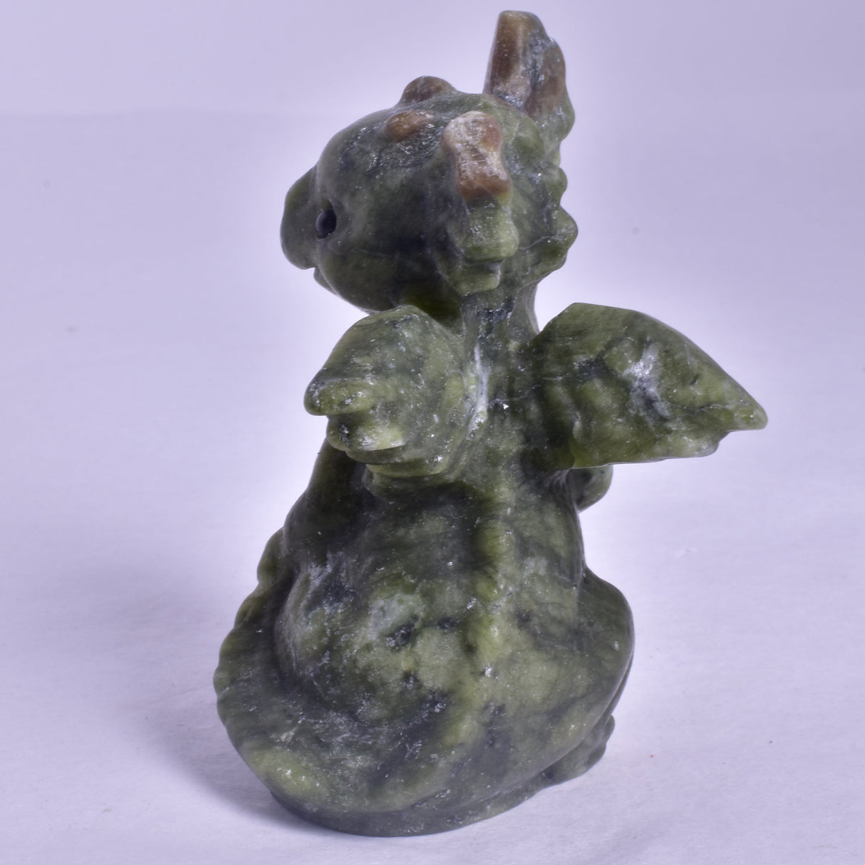 JADEITE BABY DRAGON CARVING P621