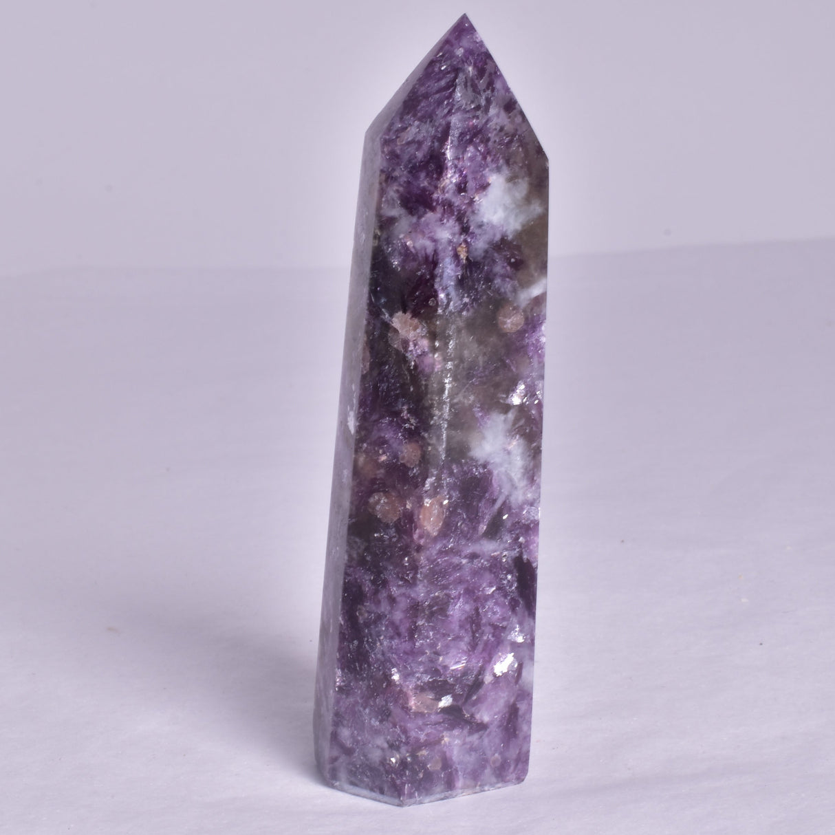 LEPIDOLITE POINT/GENERATOR P384