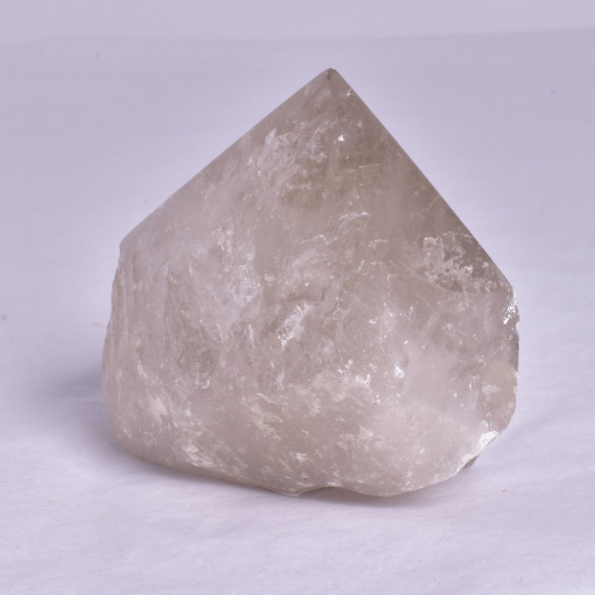 SMOKEY QUARTZ CRYSTAL POINT 6 SIDED P666