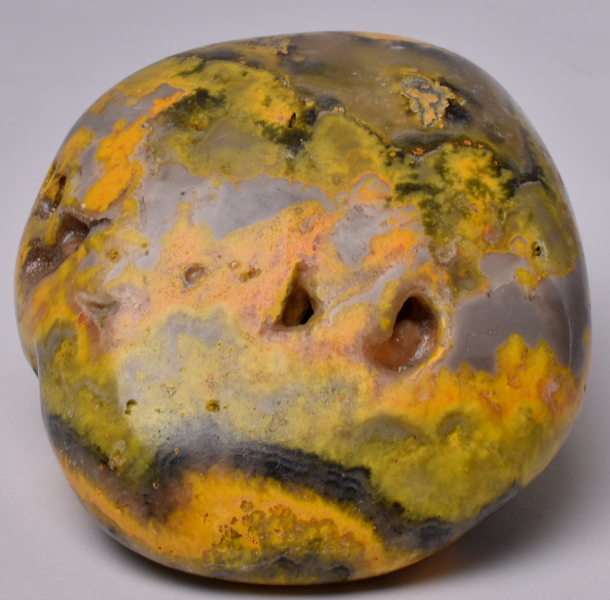 BUMBLEBEE JASPER POLISHED FREEFORM, INDONESIA P781
