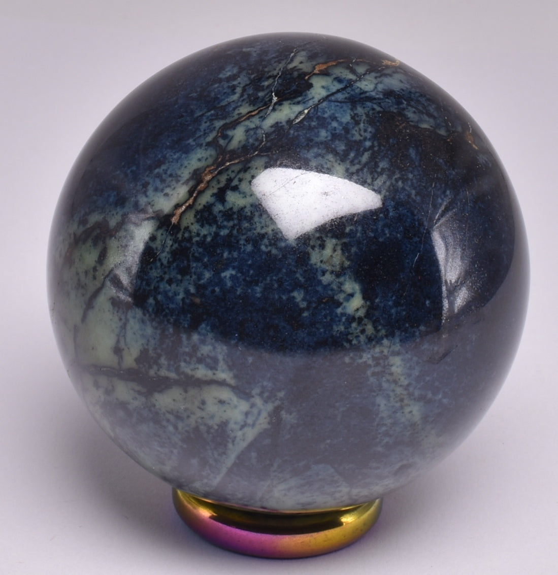VIVIANITE POLISHED MINERAL SPHERE P627