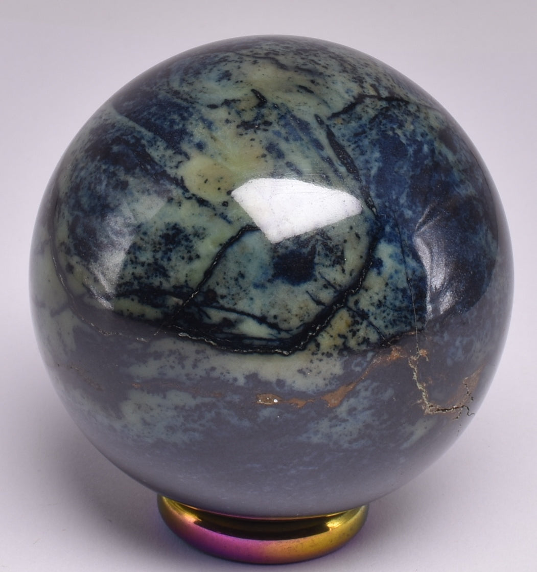 VIVIANITE POLISHED MINERAL SPHERE P627