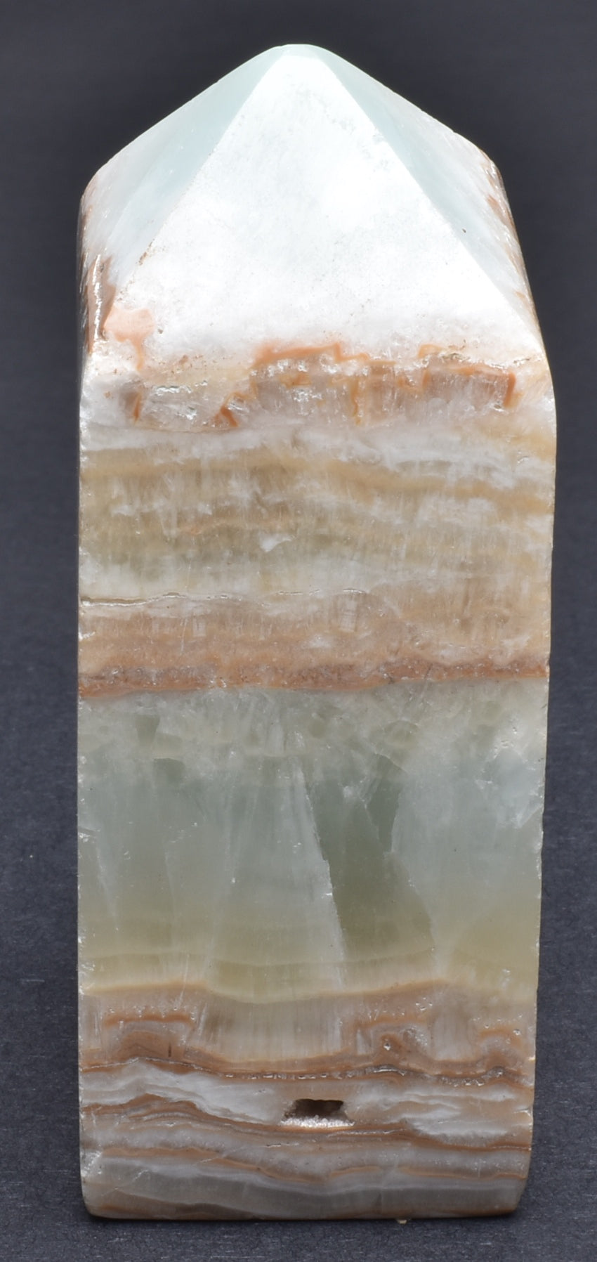 CARIBBEAN CALCITE CARVED POINT P105