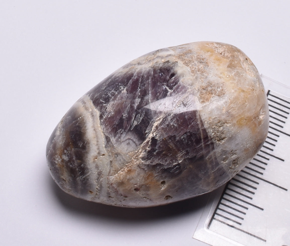 CHEVRON AMETHYST EGG TUMBLE P58