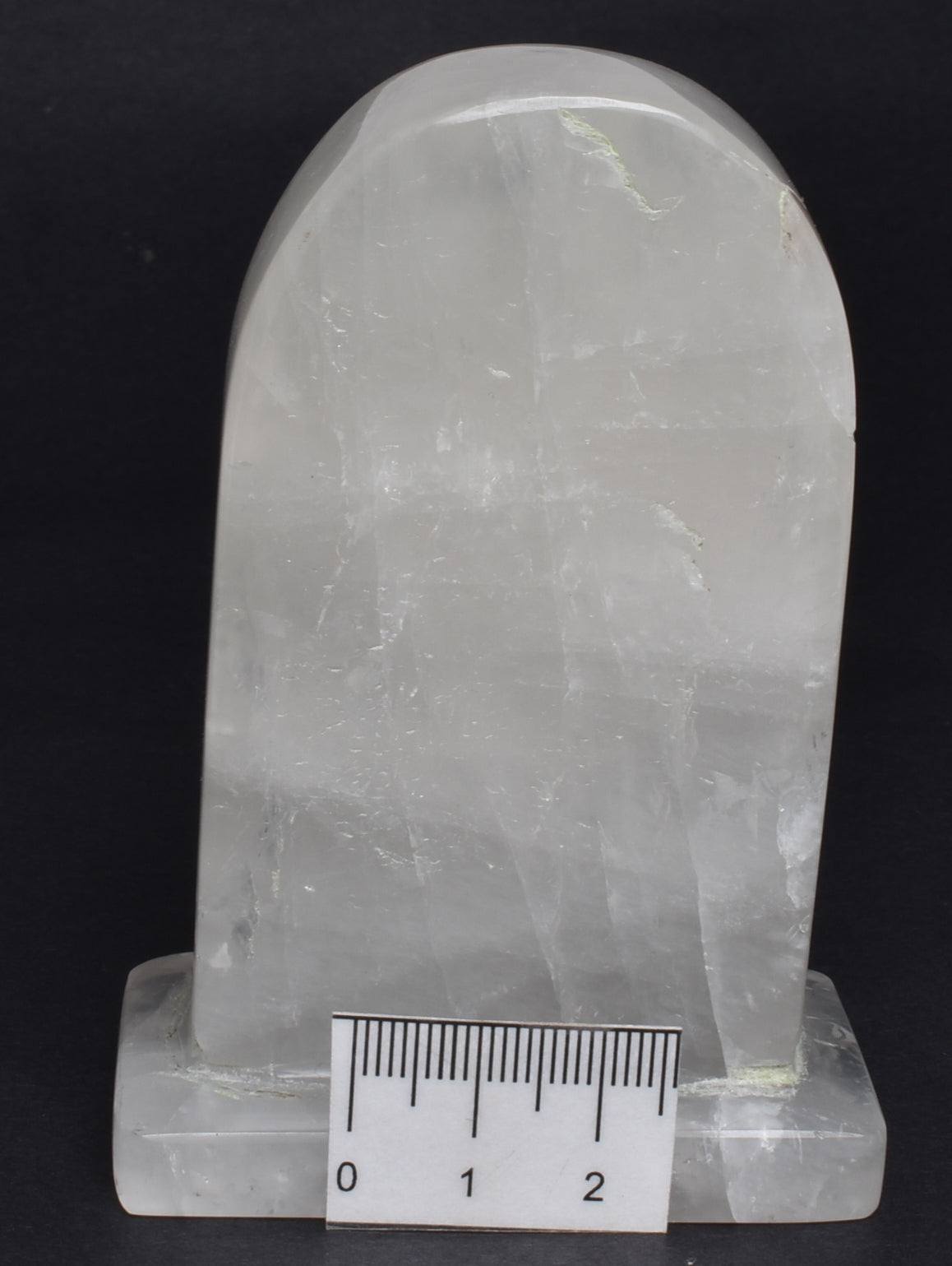 TOMBSTONE QUARTZ CRYSTAL CARVING P391