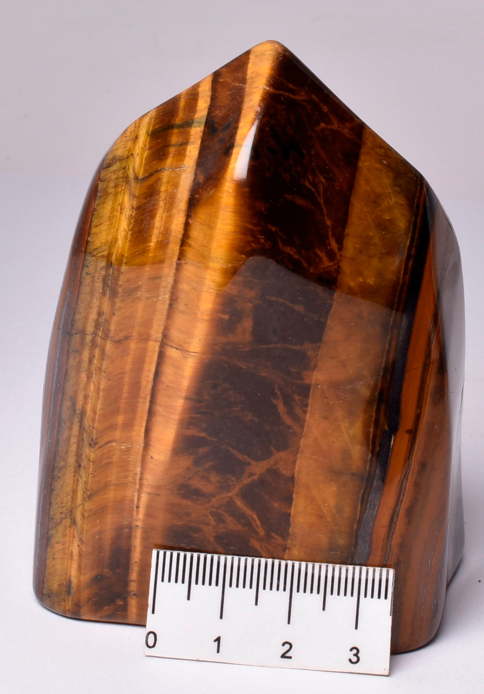 TIGER EYE CRYSTAL CARVED FLAME P100