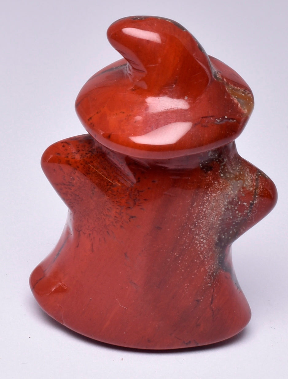 RED JASPER GHOST CARVING P110