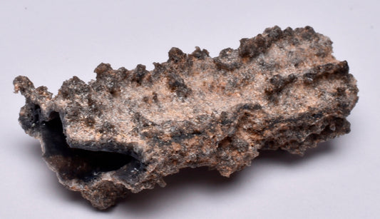 FULGURITE LIGHTNING STRIKE GLASS MOROCCO MT10