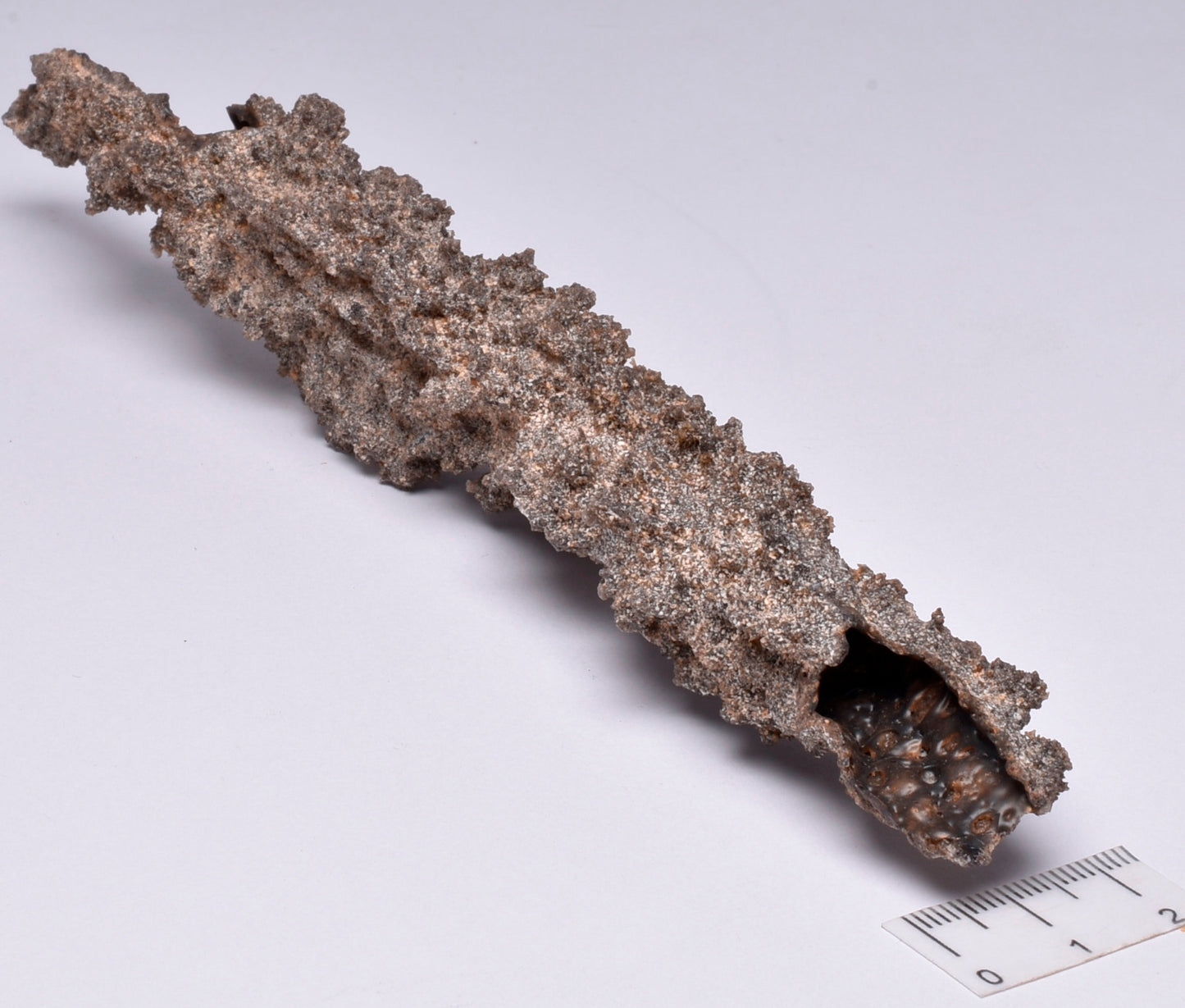 FULGURITE LIGHTNING STRIKE GLASS MOROCCO MT12
